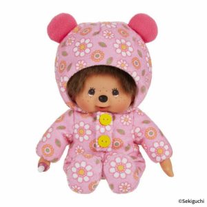 Monchhichi-chan Printed Romper Pink – S  |   Plushies Plushies Plushies