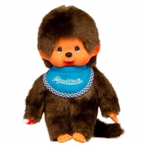 Monchhichi Classic Plush Toy – Blue Boy  |   Plushies Toys Plushies