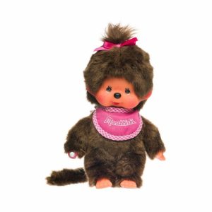 Monchhichi Classic Plush Toy – Pink Girl  |   Plushies Plushies Plushies