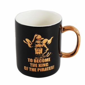 One Piece Golden Black Mug Set  |   Accessories Accessories Accessories