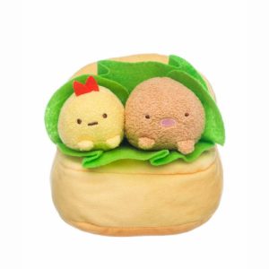 San-X Sumikkogurashi Original Tonkatsu and Ebi Sandwich Plush  |   Plushies Plushies Plushies