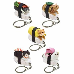 Sushi Cat (Nekozushi) Keyring Series #1 Blind Box Random Style  |   Blind Boxes Blind Boxes Blind Boxes