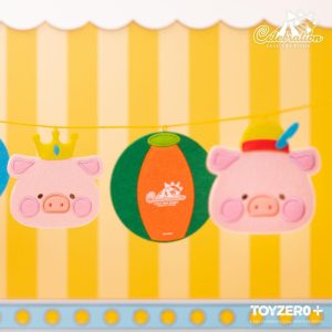 ToyZero+ Lulu The Pig CelebrationFelt Die-cut Deco Set  |   Blind Boxes Blind Boxes Blind Boxes